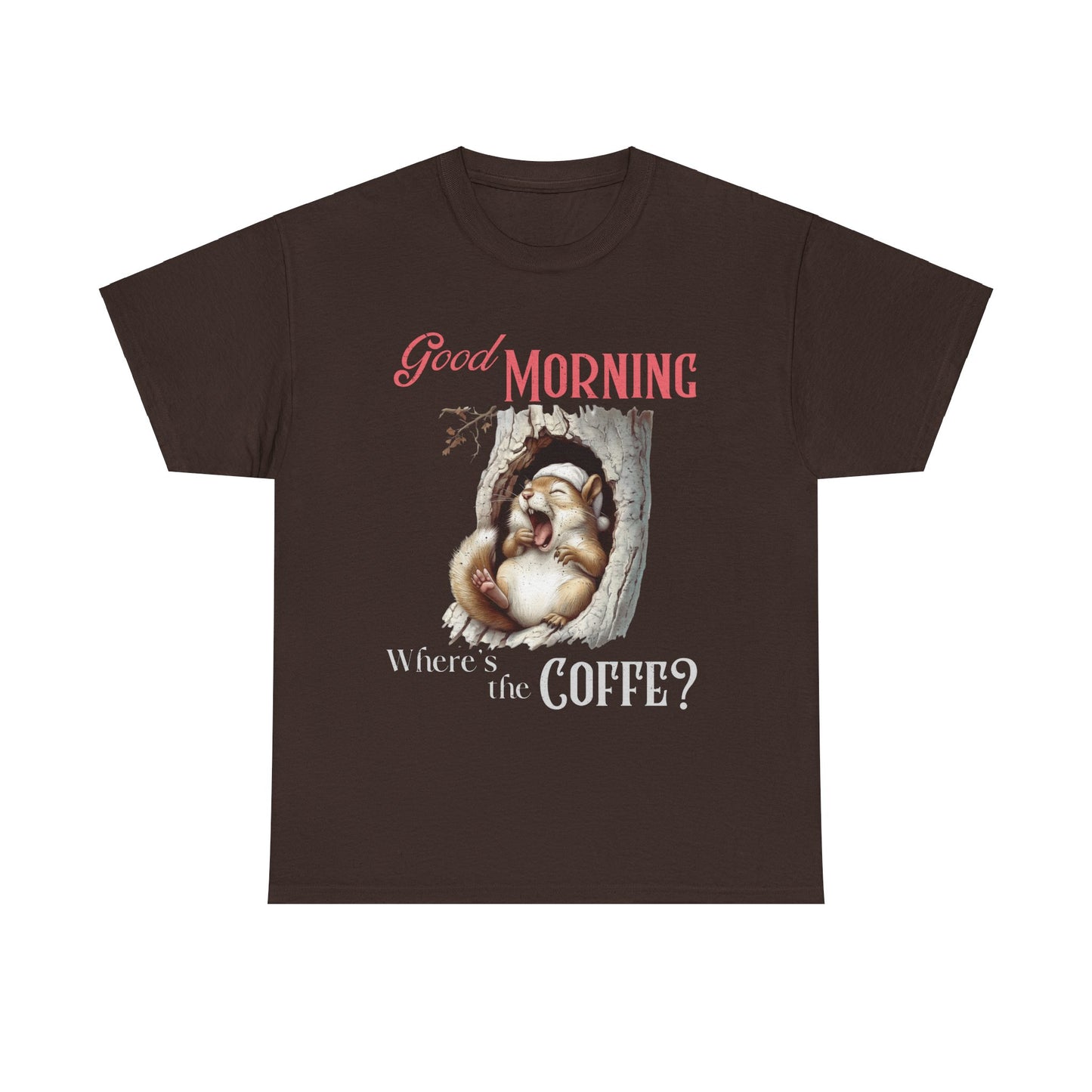 Good Morning Coffee Unisex Cotton Tee