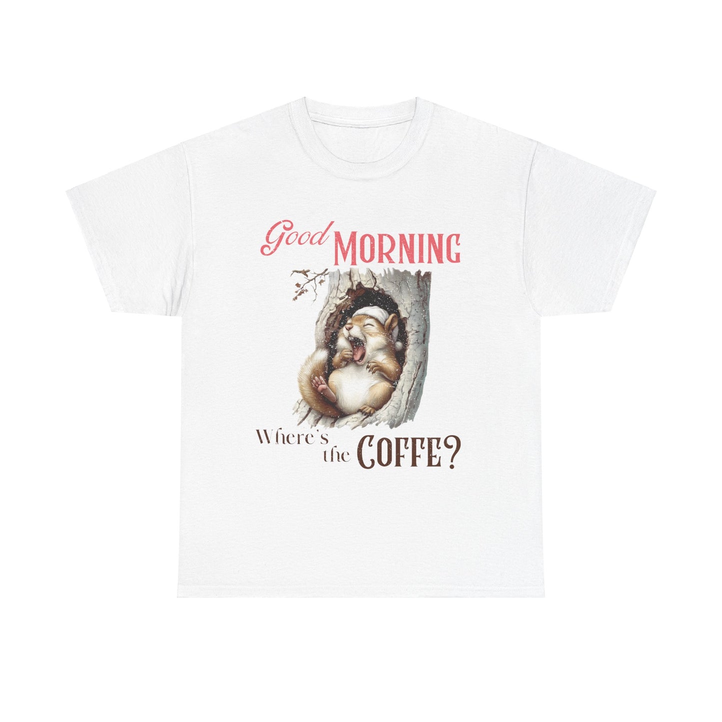 Good Morning Coffee Unisex Cotton Tee