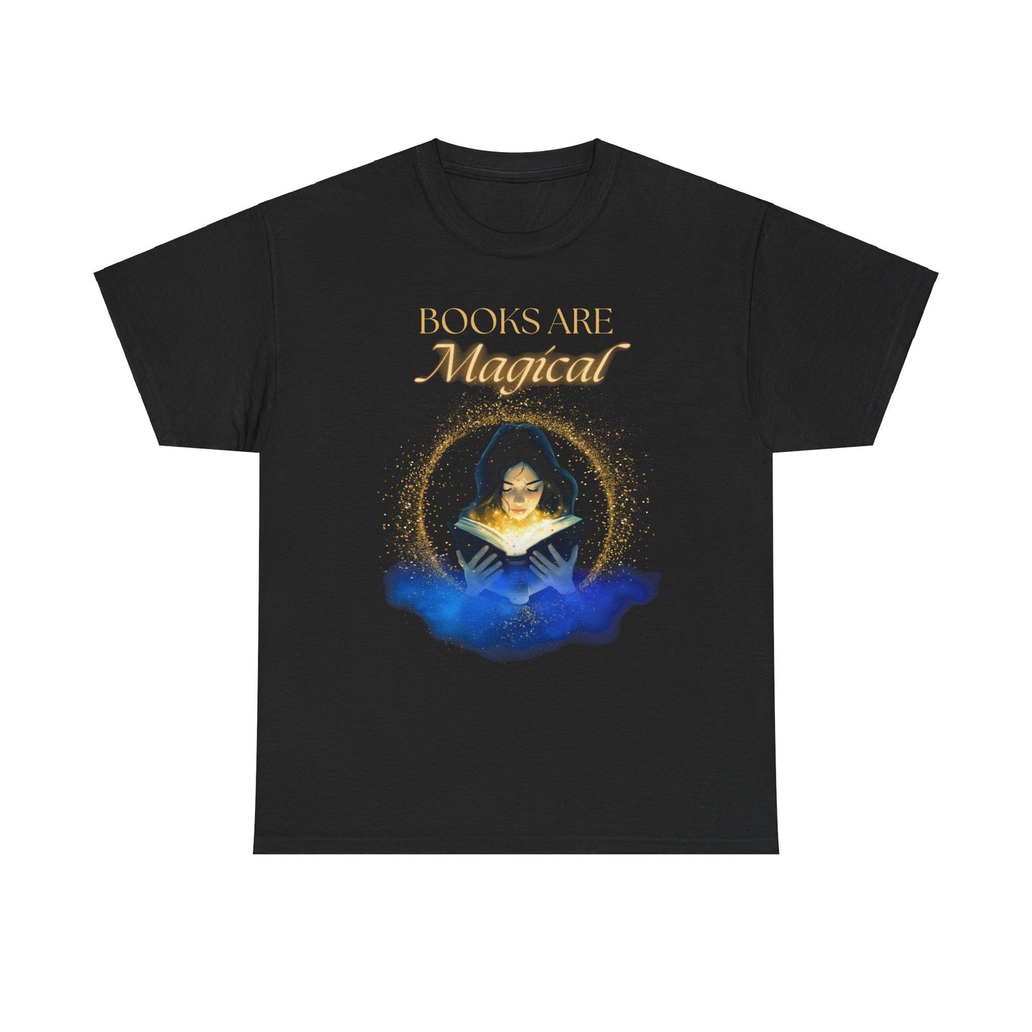Cozy 'Books Are Magical' Unisex Cotton Tee – Perfect for Book Lovers!