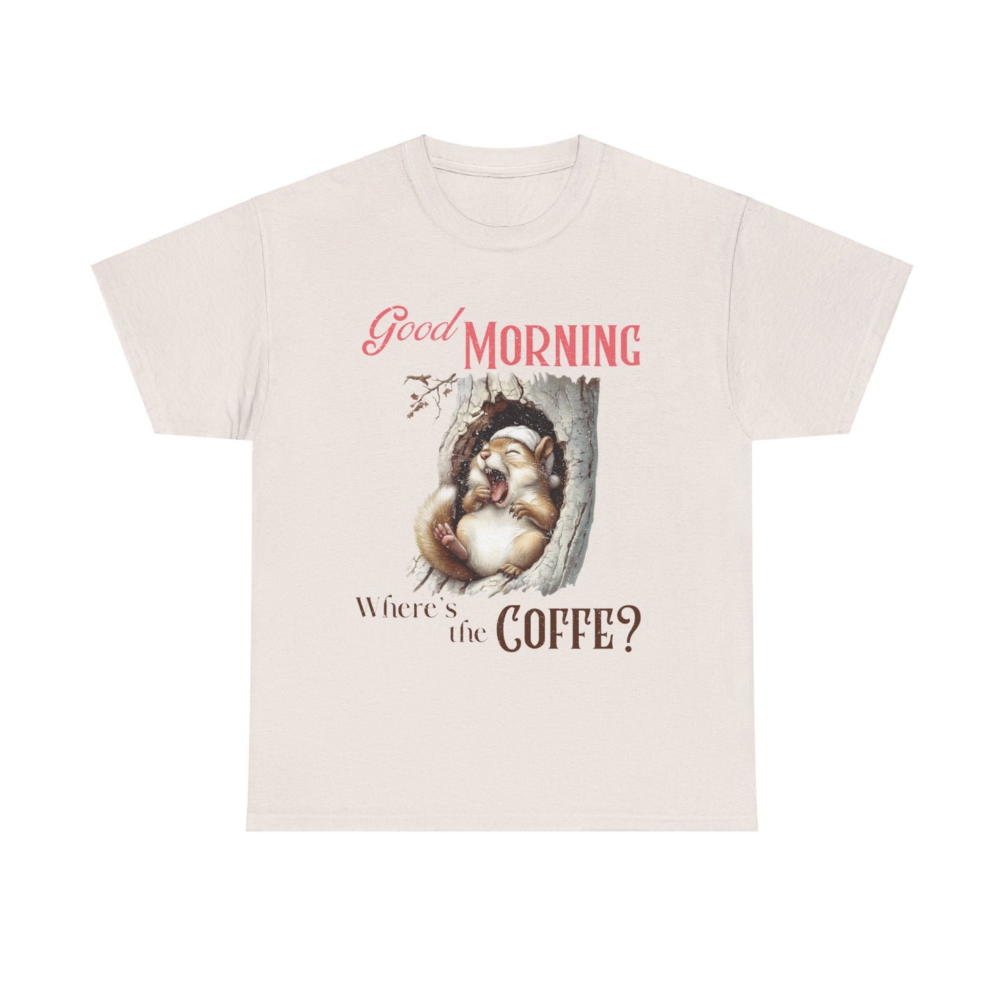 Good Morning Coffee Unisex Cotton Tee